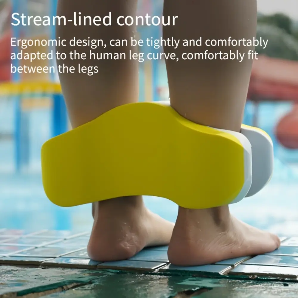 Swim Kickboard for Leg Training, Buoyancy Swim Board for Pool, Swimming Training Aid with Ergonomic Design, Human Leg Curve, Tightly Fit to Correct Kicking Form, Build Leg Strength, Foam Float Board for Adults Swimmers