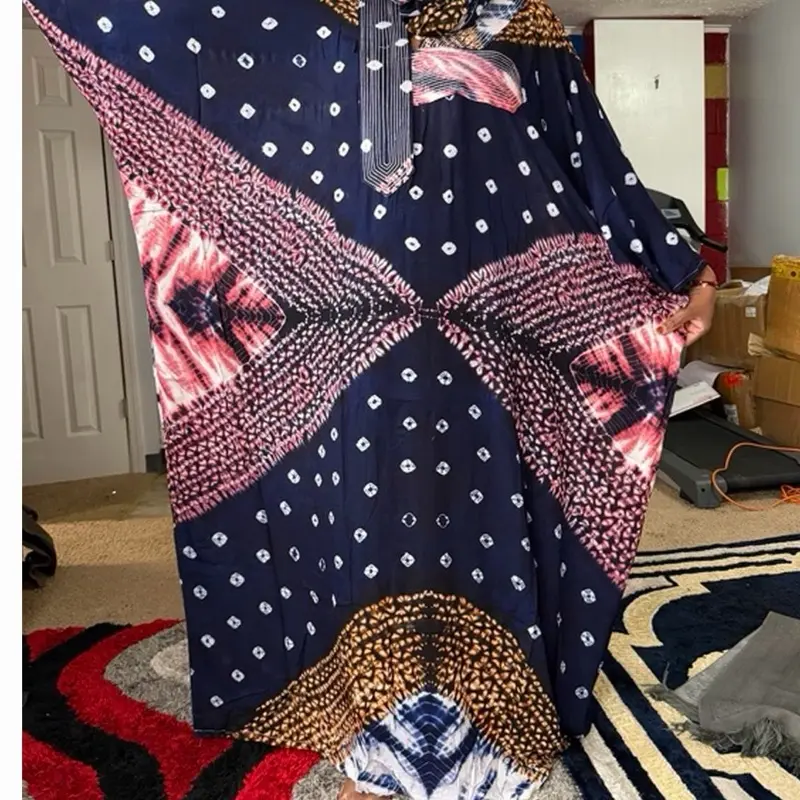 Grand Bou Bou 60 Price One Size African Print Abaya for Women