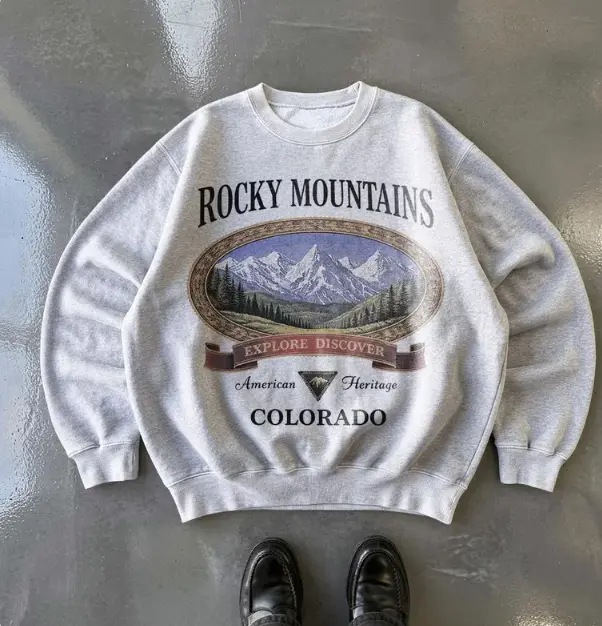 Rocky Mountains Sweatshirt, Colorado Sweatshirt,  Hiking Outdoor