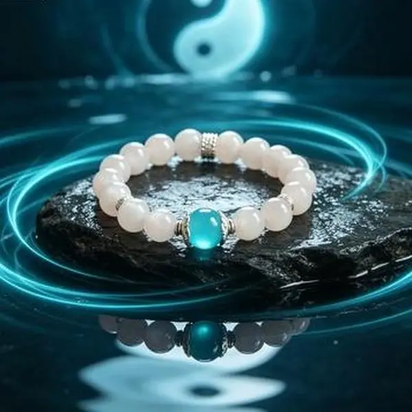 Oriental‑Style Bead Bracelet, Wearable Reminder for Positive Outlook in Love, Career & Daily Life