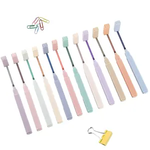 12-pcs Mild Color Highlighters, Super Soft Chisel Tip, Quick Drying, No Smudging