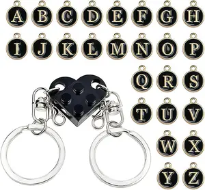 Personalized Couple Heart Keychain – Cute Matching Brick Keychain Gift for Him, Her, Boyfriend, Girlfriend, Mom & Lovers