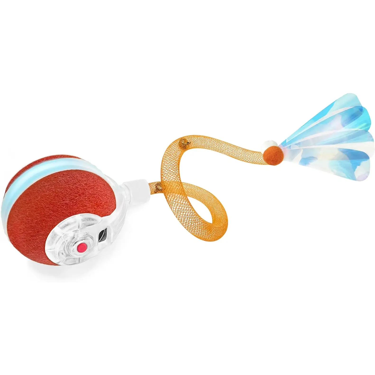 Interactive Cat Toys for Indoor Cats,The 3Rd Generation Agile Moving Cat Ball with Elastic Mesh Tail,Automatic Kitten Toys for Bored Indoor Adult Cats,Motion Activated Jkanti
