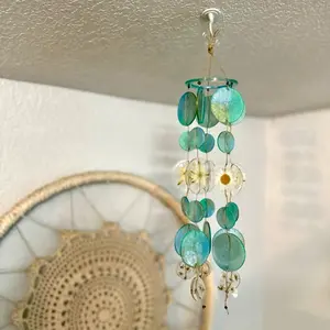Resin Light Catcher Wind Chime with Multiple Colors for Home Decor