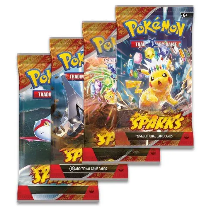 Pokmon TCG: Scarlet & Violet 8: Surging Sparks: Booster Box Display - Over  250 Cards, More than 20 Trainer Cards, 36 Booster Packs - TikTok Shop