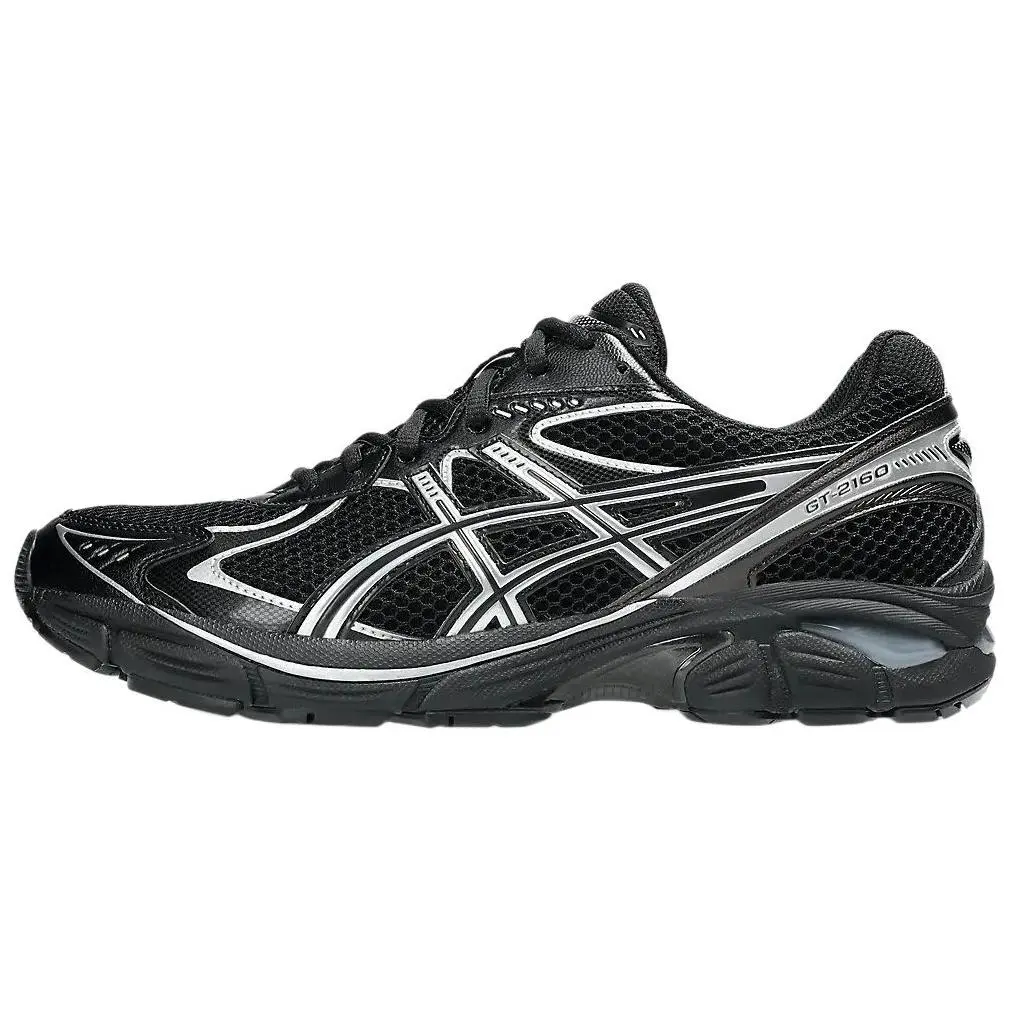 ASICS GT-2160 Black Pure Silver Versatile Comfort Low Top Running Shoes Unisex 1203A275-001