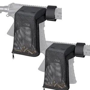 Brass Shell Catcher Tactical Cartridge Collector Mesh Heat Resistant Padded Mesh Brass Casing Catcher with Zippered Bottom Quick Release Brass Catcher A Valentine's Day gift for her boyfriend's father