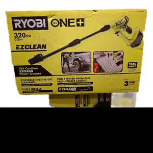 Ryobi 18V One Plus 320 PSI EZClean Pressure Washer Portable On The Go 3 in 1 Nozzle Cordless Power Cleaner (Tool Only)