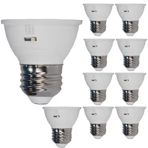3CCT PAR16 Dimmable LED E26 Bulbs 10 Pack, Short Neck Led Light, 5W=50W, 500LM Mini Flood Lights, 2700K/4000K/5000K Selectable, for Track Lighting, Kitchen