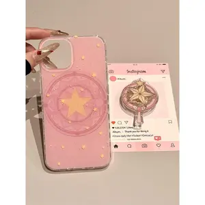 Cardcaptor Sakura Star Magic Array Bracket iPhone 17Promax Case for Apple 15/16/14 Anime Design Protective Cover