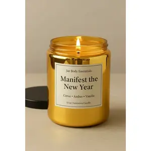 Luxury Money Candle with Coconut Apricot Wax Blend Hand Poured Scented Candle with Cash Surprise Inside Minimalist Glass Vessel & Wooden Wick for Abundance & Prosperity Decor Fragrance Ornaments Perfume