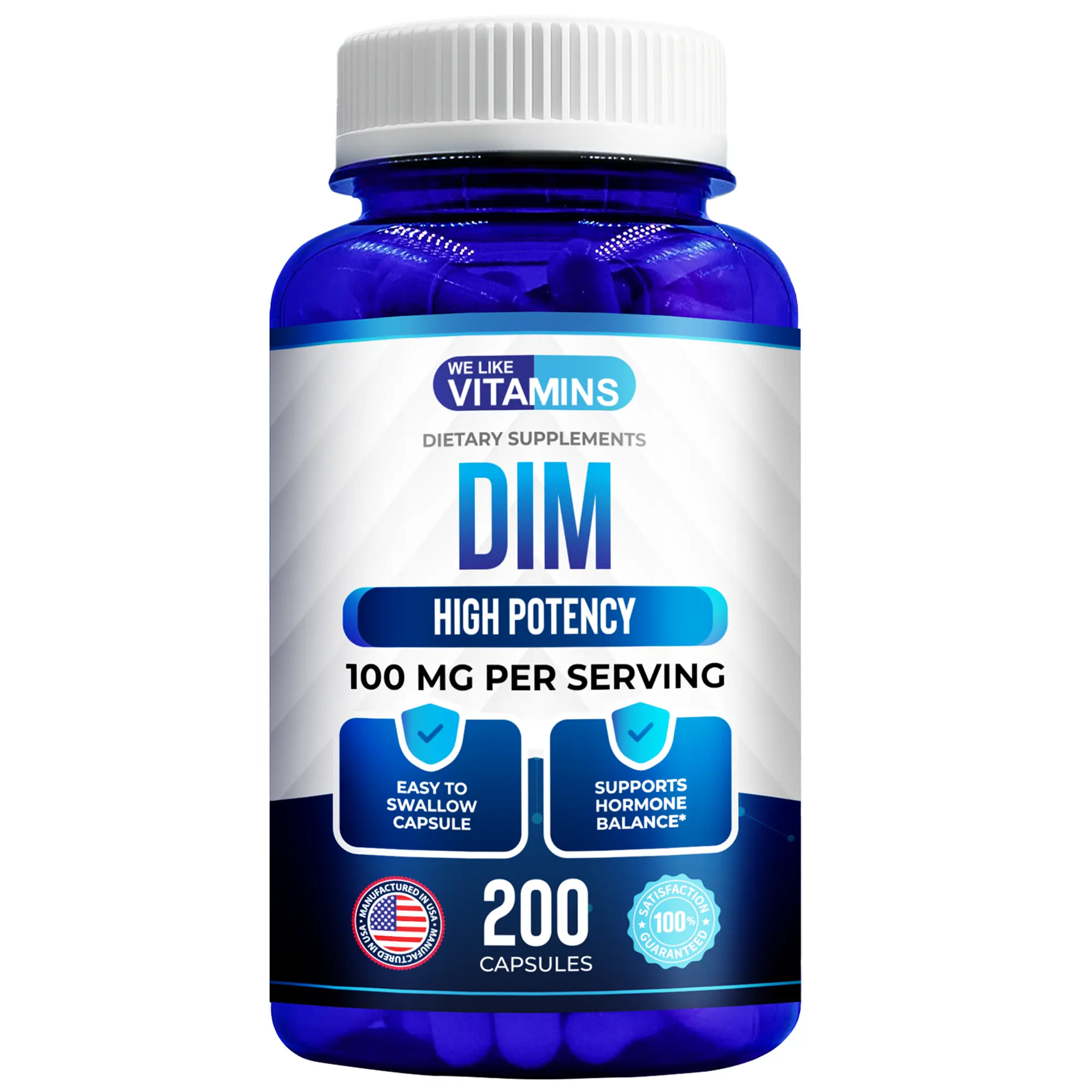 We Like Vitamins DIM 100MG | 200 Capsules