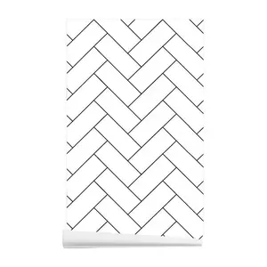 Plaid Self-Adhesive Wallpaper for Bedroom, Moisture-Proof PVC Renovation Sticker, Ideal for Furniture Protection and Home Design