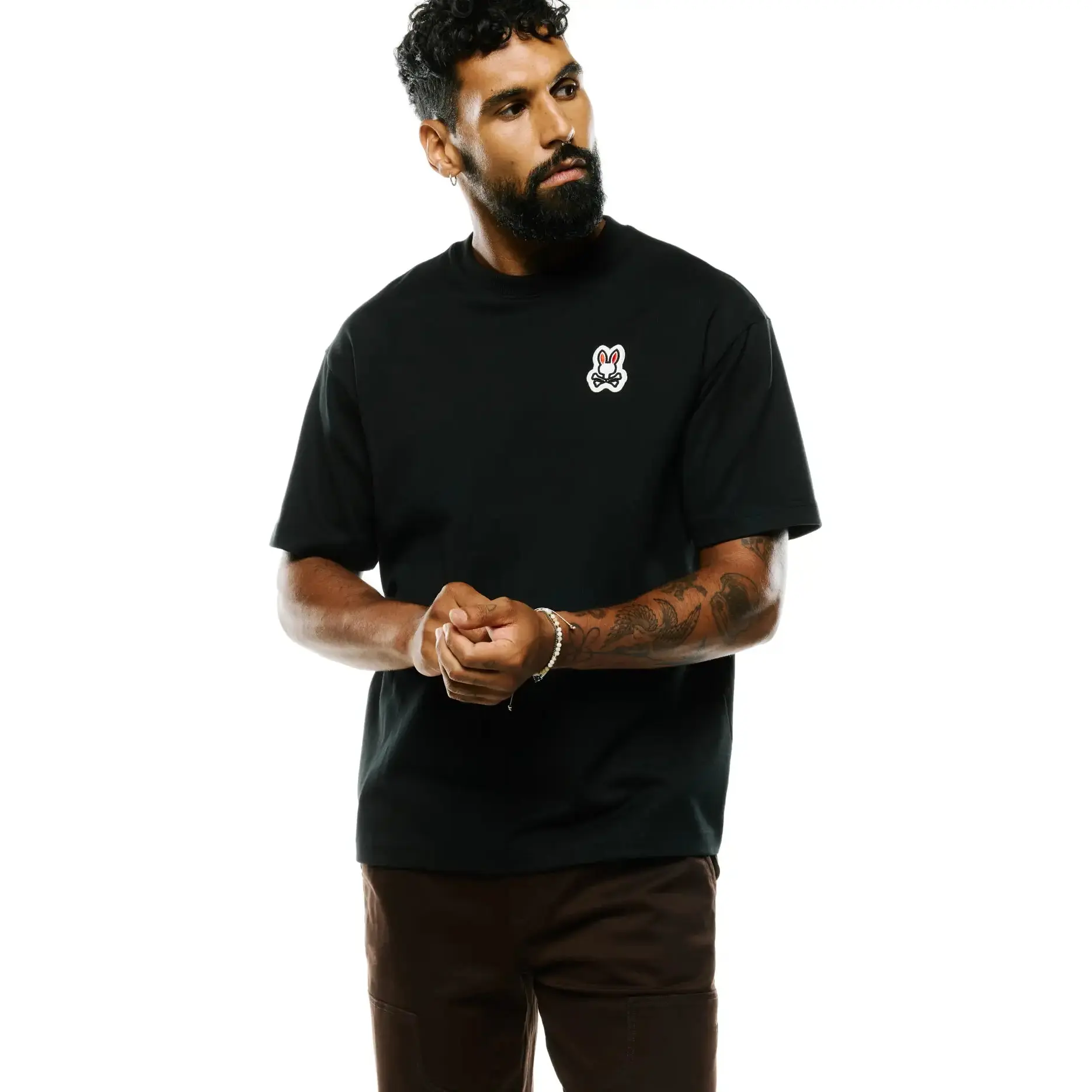 MENS JAYDON PIMA COTTON OVERSIZED-FIT TEE - MT0200368