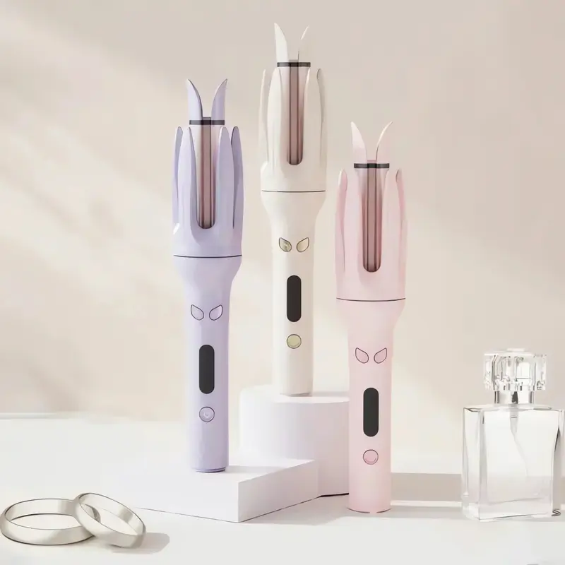 28mm Barrel Automatic Curling Irons - 4 Temperature Modes, Negative Ion Generator, Smart Timer and Sensor, Safety Auto Shut-Off, Easy to Use and Stylish Hair Styling Solution