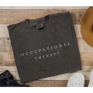 EMBROIDERED Occupational Therapy Shirt, OT TShirt, OTA T-Shirt, Comfort Colors Crewneck, OccupationalTherapy Gift, Therapist Gifts