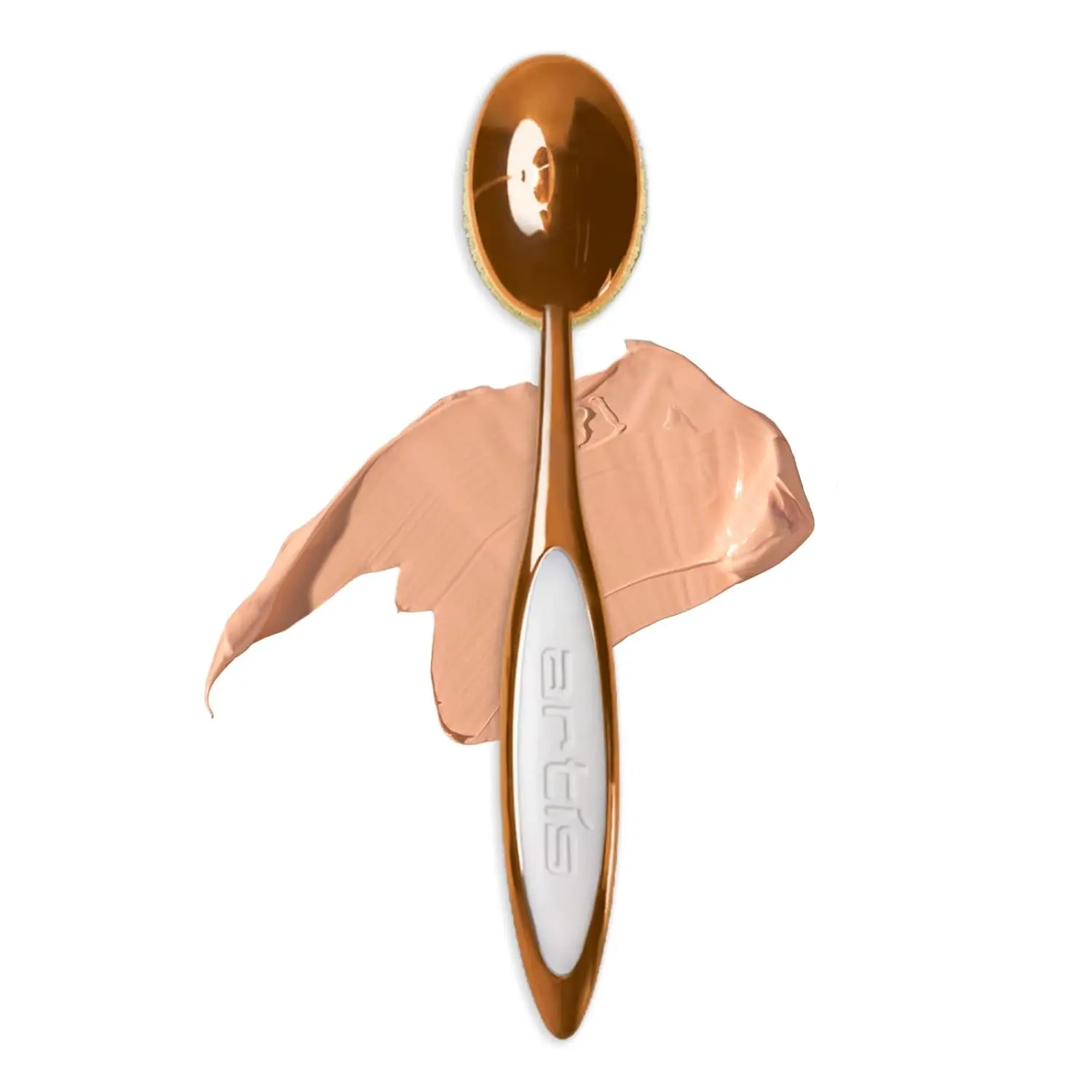 Artis Elite Oval 7 Makeup Brush for Foundation, Creams, Powders and Liquids Dense Pro Applicator for BB Cream, SPF and Contour Airbrush FinishColor Salted Caramel