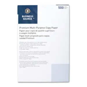 Business Source  Multipurpose Paper- 92 Bright- 20lb.- 11in.x17in.- 5RM-CT- White