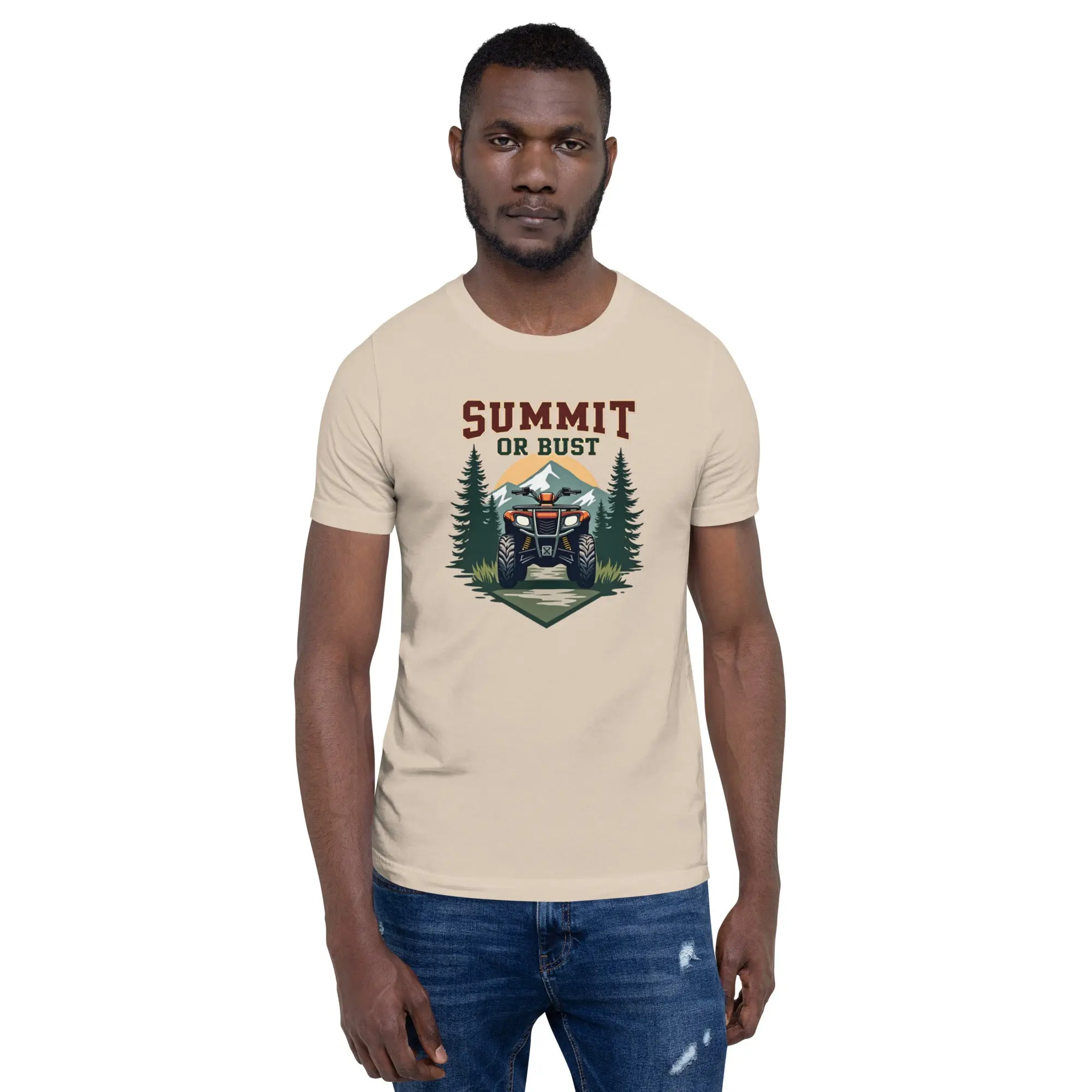 Summit or Bust ATV T-Shirt – Mountain Trail Riding Graphic Tee