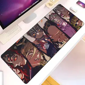 [Sale Up To 50%] Demon Slayer Upper Moons Gaming Desk Mouse Pad | NEKO Mouse Pads Store