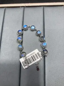 Leona(8601)gc.labradorite sterling silver bracelet