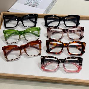 simple rectangle frame reading glasses, lightweight & comfortable eyeglasses for women & men, fashion eyeglasses for work, daily clothing decor, for students daily