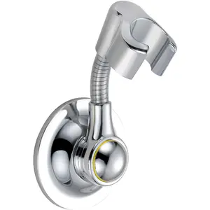 Shower Head Holder Suction Cup Handheld Bracket Adjustable Height Shower Holder, Multi-Directional Removable Wall Mounted Suction Bracket