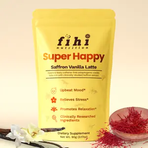 Super Happy Saffron Vanilla Latte - Nutritional Drink Mix