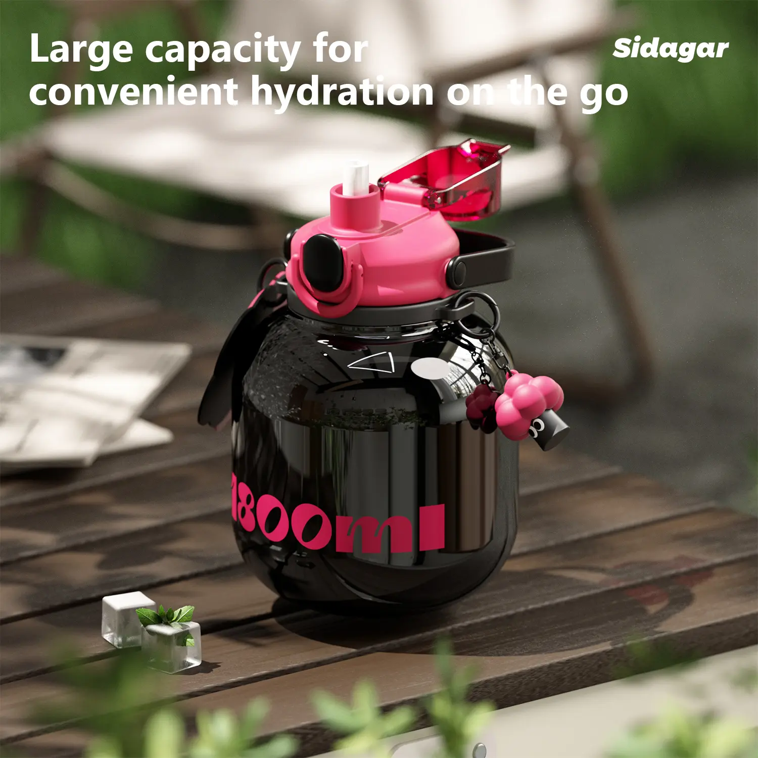 Sidagar Love 60oz Tumbler Cup for Women S316L Stainless Steel Insulated  Water Bottle Leak Proof 2-