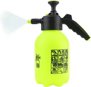 Lightweight Plastic Hand Held Garden Sprayer, Portable 0.5 Gal Lawn Pressure Pump Sprayer with Adjustable Nozzle, Manual Operation