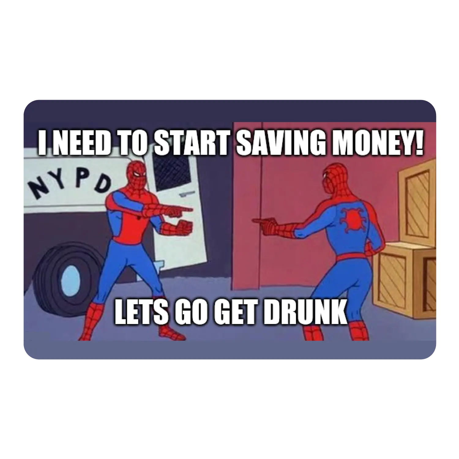 Start Saving Spidey Debit Card Skin, Funny Meme Vinyl Decal Sticker