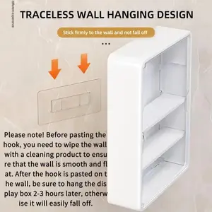 Display Rack for Doll Collection, 3 or 4-Tier Storage Box with Magnetic Design, Clear Compartments for Action Figures and Accessories