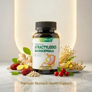 Cunkore Stomach Health Tablets - Soothes Cleanser-Related Stomach Discomfort, Supports Gastric Mucosa & Relieves Nausea，Heartburn, Acid Reflux | Non-GMO, Replenishes Stomach Nutrients Lost During Weight Management, Gentle Daily Care – 60 Tablets