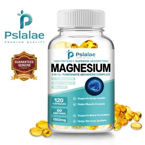 Magnesium L-Threonate (1502 mg per serving) - 60/120 Capsules - For Brain, Heart, Sleep, Headaches - High Potency, Premium Complex
