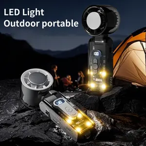 Mini Portable Stroller Fan,5 Speed Personal Handheld Fan,Battery Operated Rechargeable 180° Flexible Tripod Cooling Fan, Suitable for Travel  Office outdoor