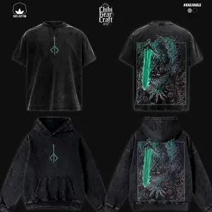 Bloodborne T-Shirt Ludwig Holy Moonlight Sword Vintage Washed Oversized Hoodie Soulsborne Gaming Graphic Tee Faded Dark Fantasy Gothic Streetwear Y2K Merch Gift For Game Fan