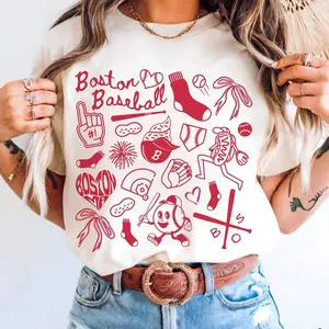 Boston Baseball Graphic Tee, Boston Baseball Game Day Youth Shirt, Boston Baseball T-Shirt for Men, Women and Kids