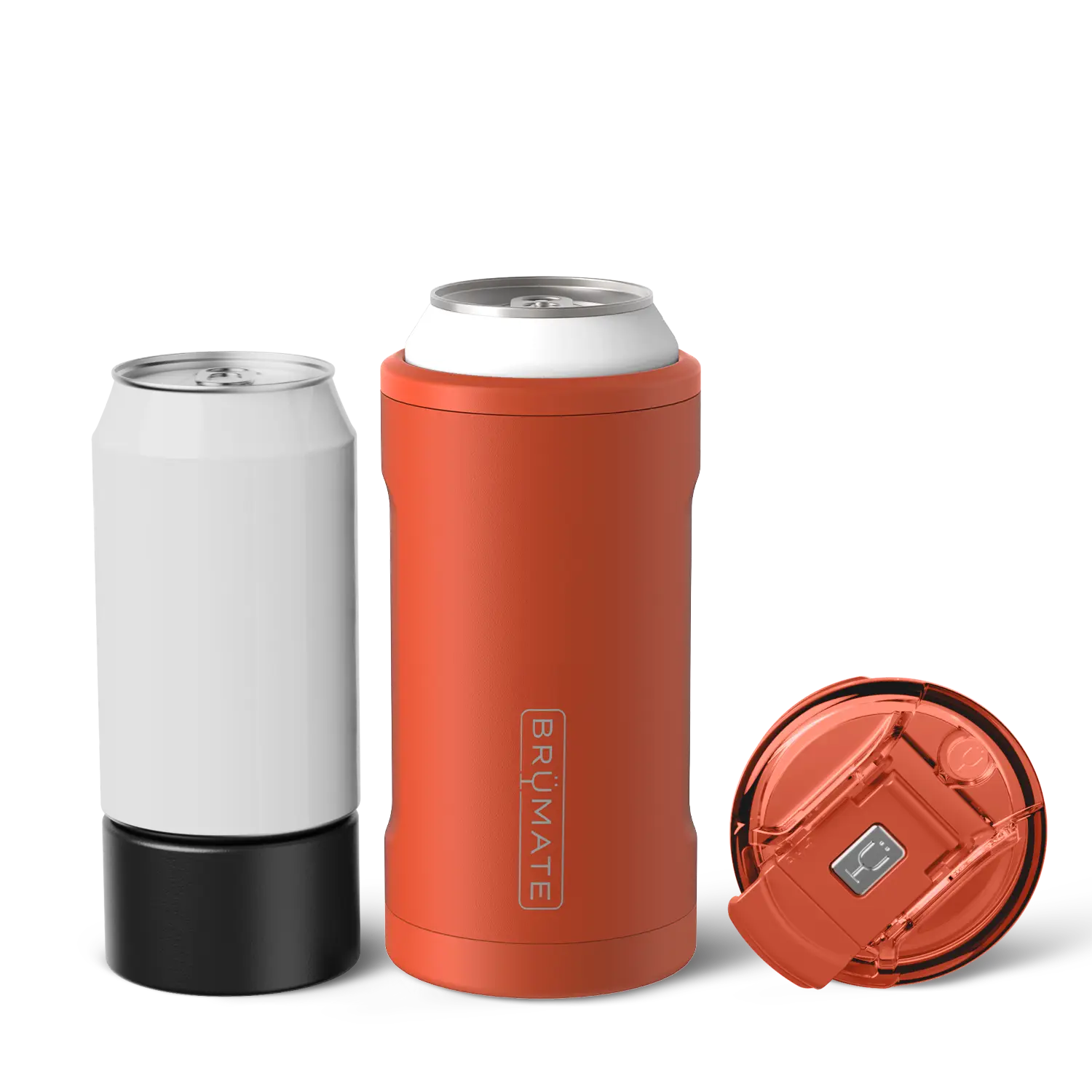 BrüMate Hopsulator Trio 3-in-1 Insulated Can Cooler | 12oz Cans + 16oz Cans + 100% Leakproof Tumbler with Lid