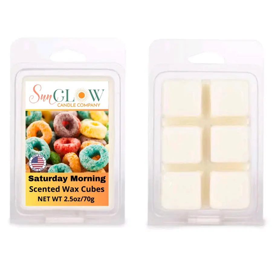 Fruit Loop Scented Wax Cubes/Melts- 1 Pack -2.5 Ounces- 6 Cubes Birthday