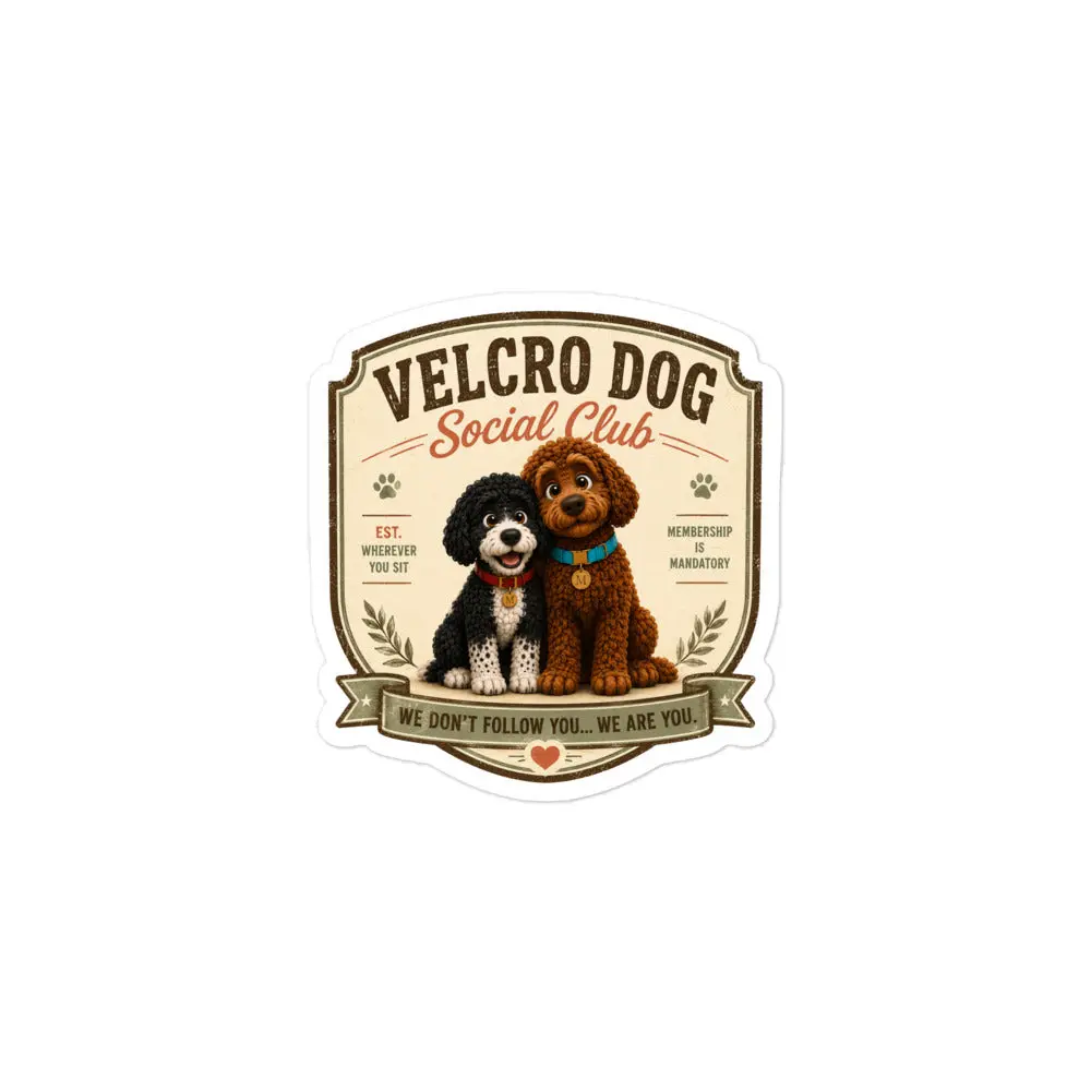 Velcro Dog Seal - Bubble-free stickers