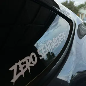 Zero Sentimentos Vinyl Car Decal