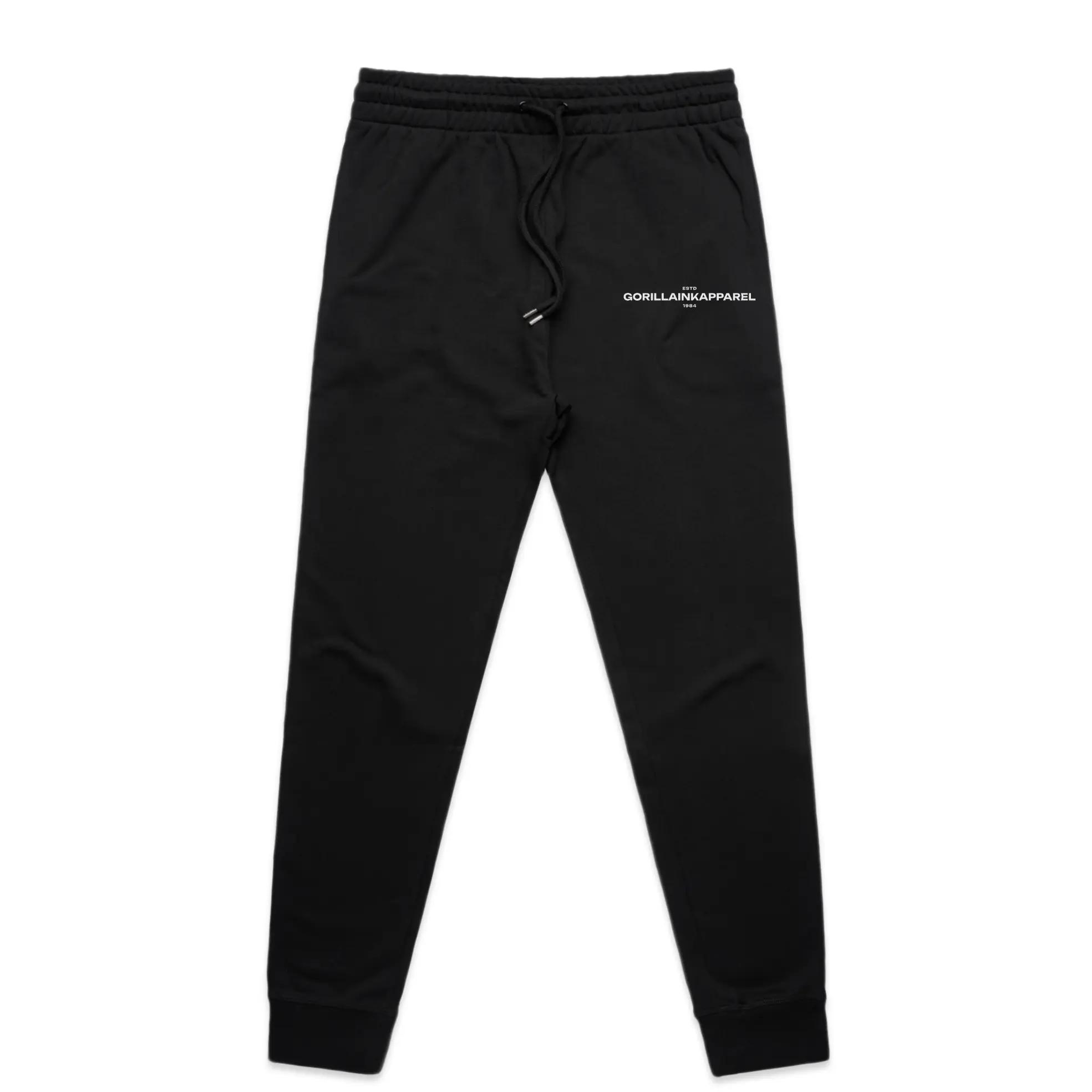Gorilla Ink Premium Track Pants Logo- Black