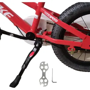 Kickstand for  , Bicycle Kickstands Center Mount for 16 18 20 22 Inch Bicycles Adjustable Aluminum Alloy Kickstands for 16-18-20inch 18-20-22inch Mountain