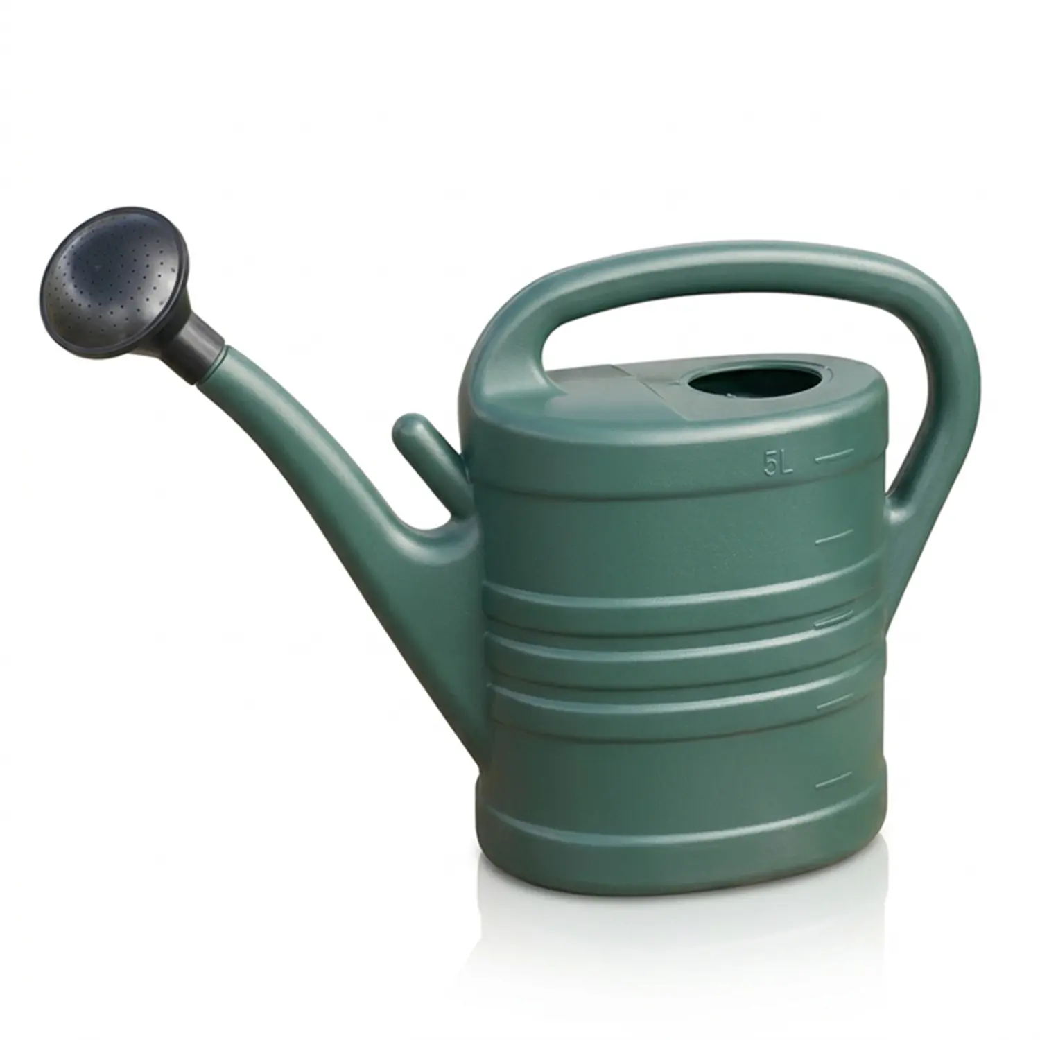 5-Liter Garden Watering Can with Removable Sprinkler Head – Versatile Dual-Function Spout for Gentle Shower or Direct Pour – Lightweight & Durable Plastic for All-Season Use, 5L
