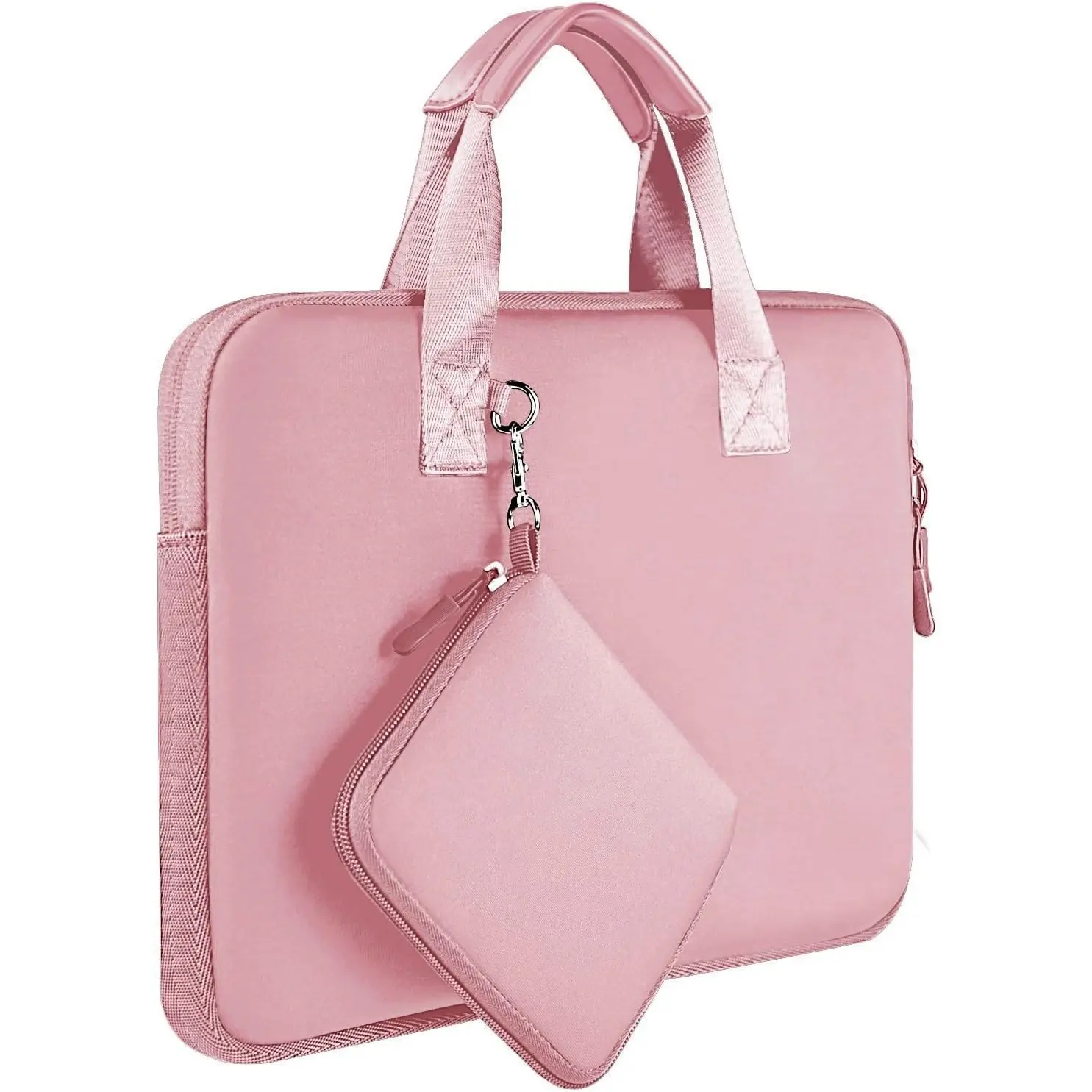 Laptop Sleeve 14 inch Case with Small Pouch, Neoprene Computer Bag Compatible with MacBook Pro 14" M4/M3/M2/M1 2025-2021, MacBook Air/Pro 13" and  14 inch Notebooks,P01K01