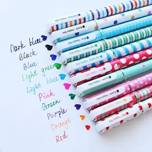 Cute Colorful Gel Ink Pens Roller Ball Fine Point 10 count (0.5 mm)