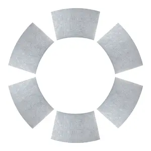 REGALWOVEN 6 Pack Place Mats, Faux Leather Placemats for Kitchen Dining Table Decor Washable Heat Resistant Table Placemats Wipeable Table Mat 20*12in Silver