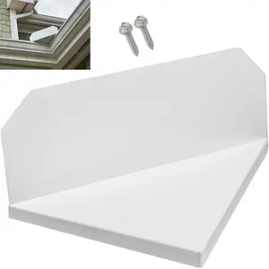 NoOverflow Rain Gutter Diverter for Gutters and Gutter Extension, Splash Guard Alternative,Includes 2 Screws, Crafted in The US