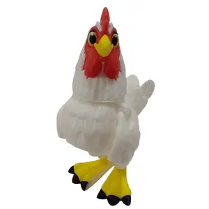Hen Chicken 3D Printed Articulating Figurine