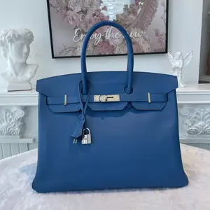 Pre-owned HERMÈS Epsom Shoulder Bags BJ11012050515 Birkin 35 Blue(B3) [P]
